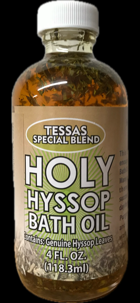 Tessas Special Blend Holy Hyssop Bath Oil