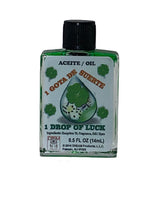1 Drop of Luck Oil in  .5 oz glass bottle