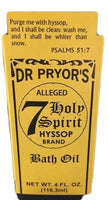 Dr Pryor's 7 Holy Hyssop Bath Oil