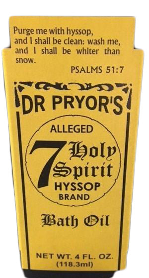 Dr Pryor's 7 Holy Hyssop Bath Oil